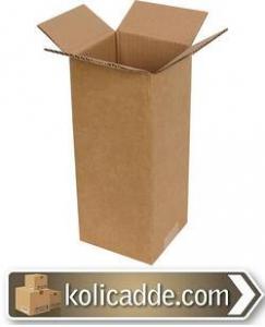 Tek Oluklu Kraft Şişe Kutusu 9x9x29 cm.